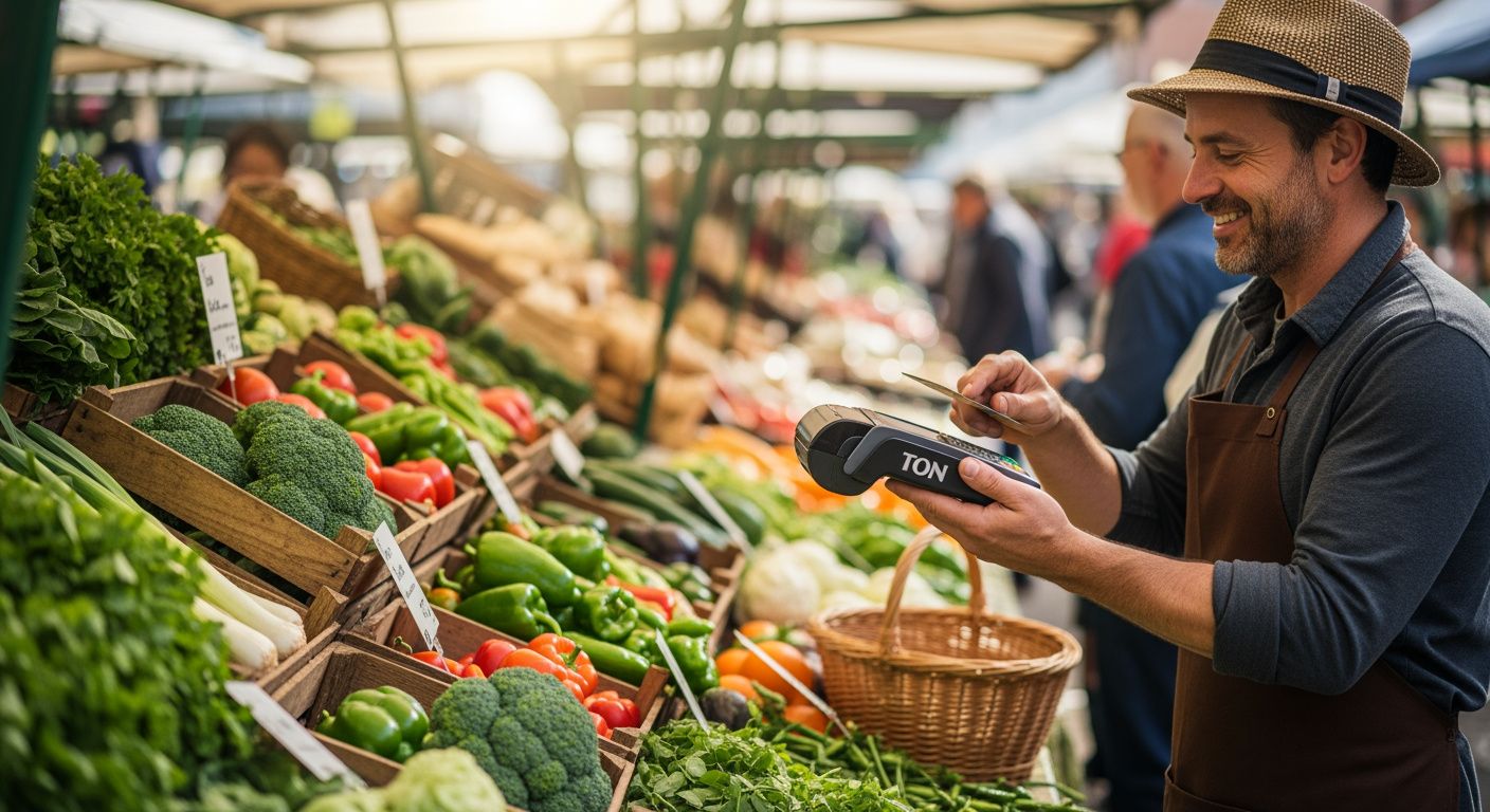 Maquininha Ton: como usar na feira do produtor rural em 2026